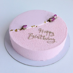 Муссовый торт Happy birthday