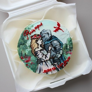 Бенто-торт Рыцарю моего сердца
