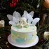Детский торт Мишка с зайкой и бабочками