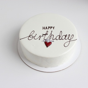 Муссовый торт Happy birthday