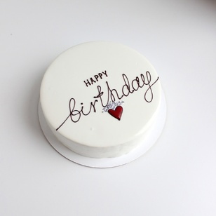 Муссовый торт Happy birthday