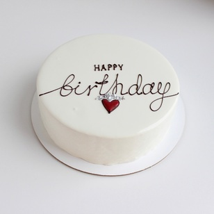 Муссовый торт Happy birthday
